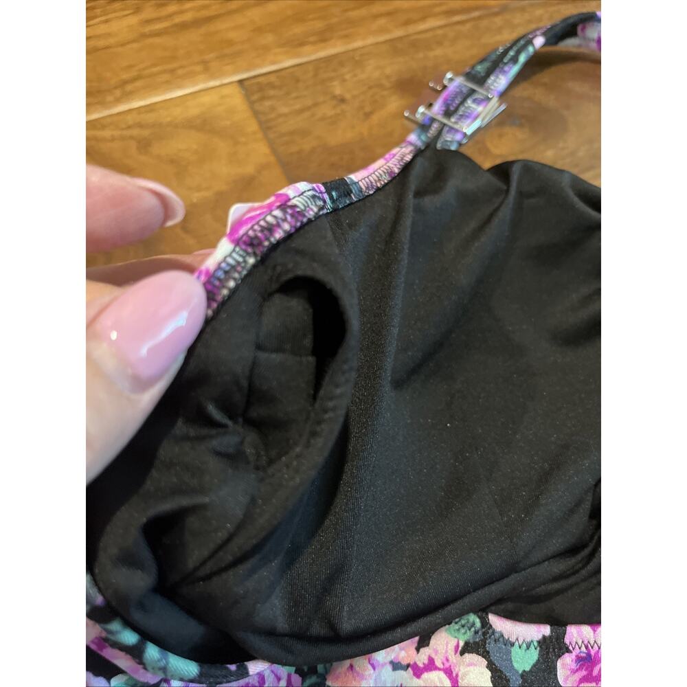 Victoria's Secret Womens One Piece One Shoulder Floral Swimsuit Size M Victorias - Picture 8 of 11